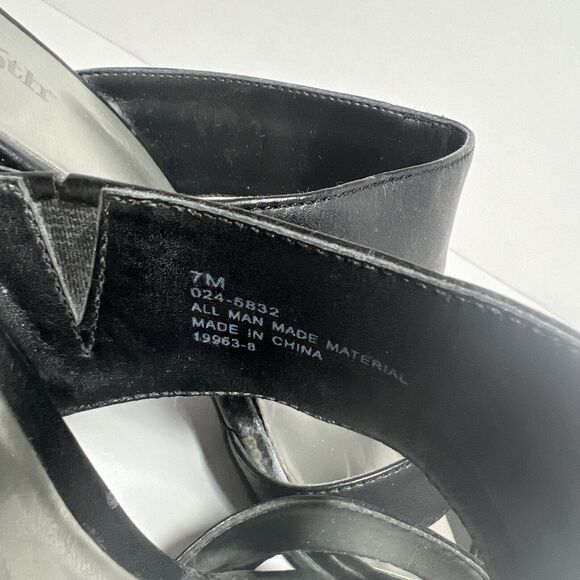PRETTY 7M SHOE EAST5TH BRAND JCPENNY BLACK HEELS - Picture 11 of 11